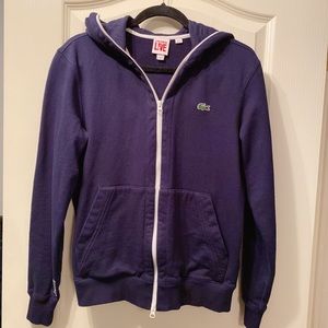 Lacoste navy blue hoodie M